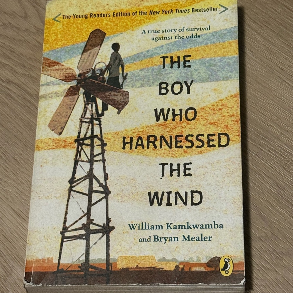 The Boy Who Harnessed the Wind Book + Red Kayak by Priscilla Cumming’s